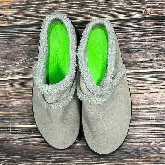 Oofos Women's OOcoozie Mule Beige Comfort Slip On Shoes - Picture 7 of 8